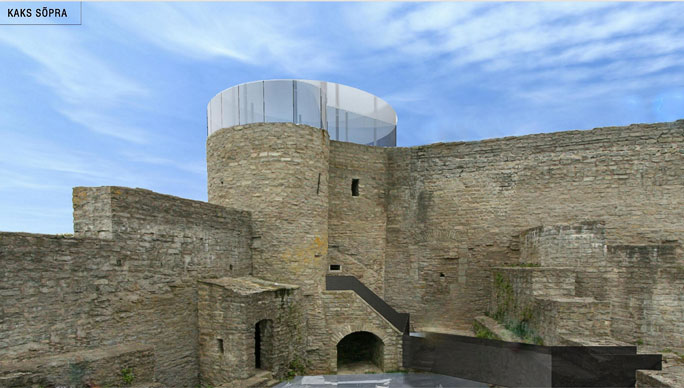 Нарвитян призывают спасти Нарвский замок «от архитектурной вакханалии»